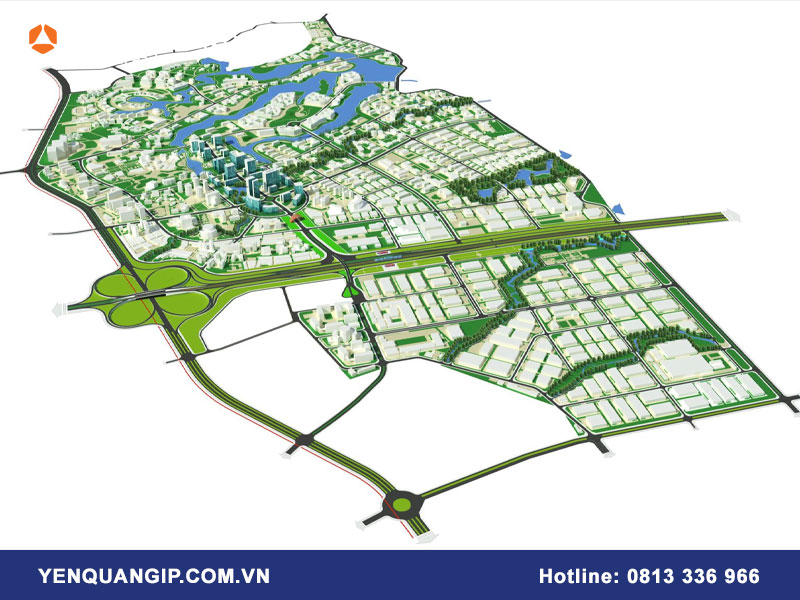 Diện tích khu công nghệ cao Hòa Lạc
